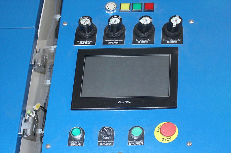 PX120自動滾噴機(jī)智能觸摸屏