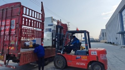 發(fā)貨！鏈式外圓滾涂機順利發(fā)寧波橡膠減震老客戶